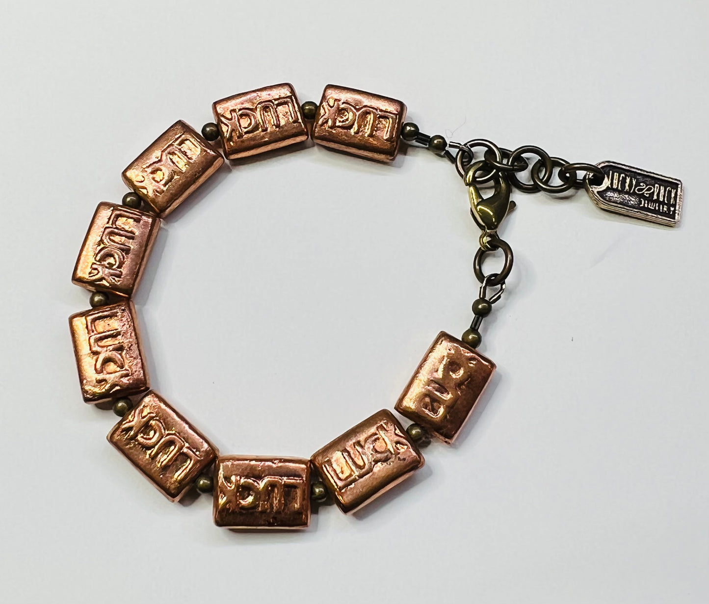 Lucky copper bracelet