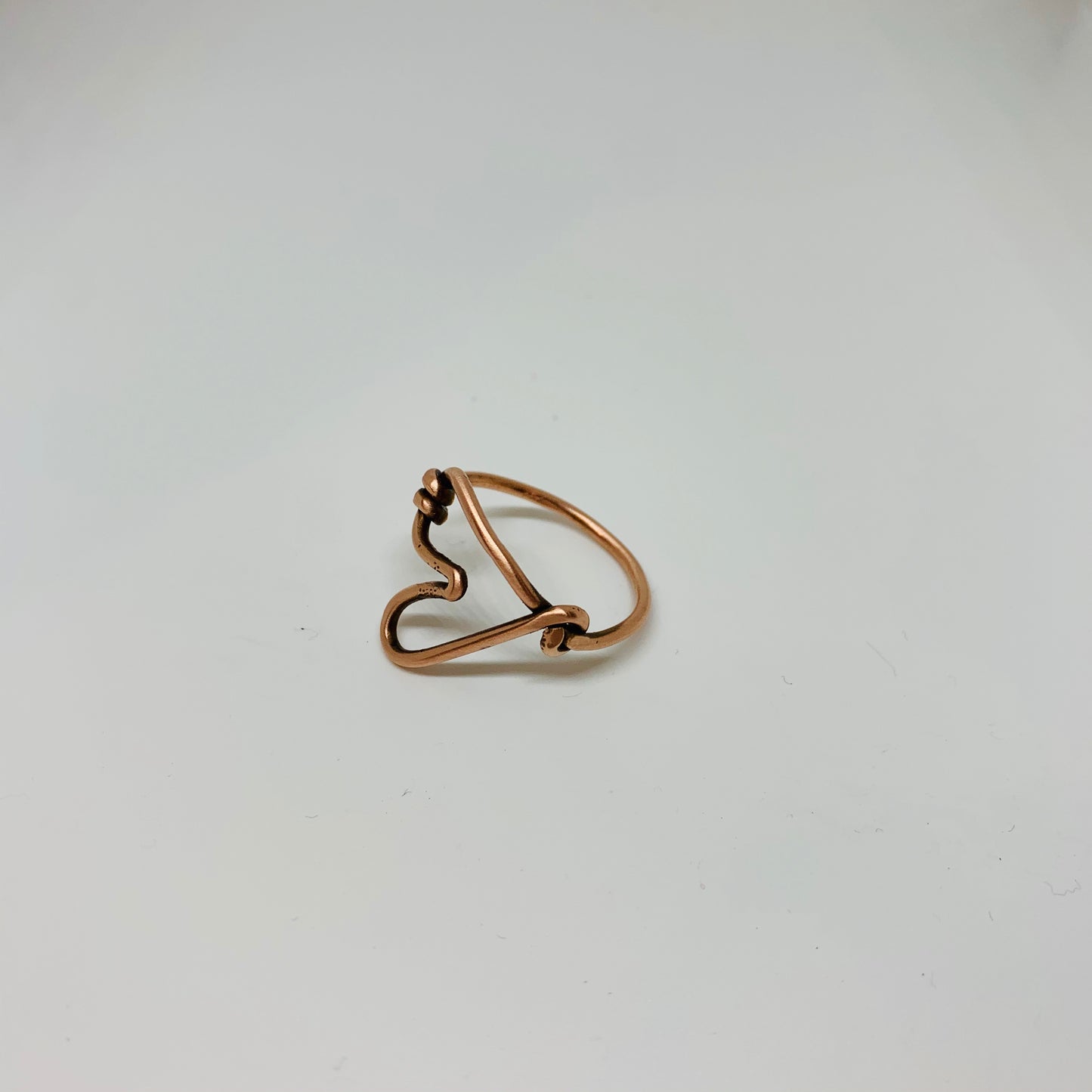 Copper Heart Ring