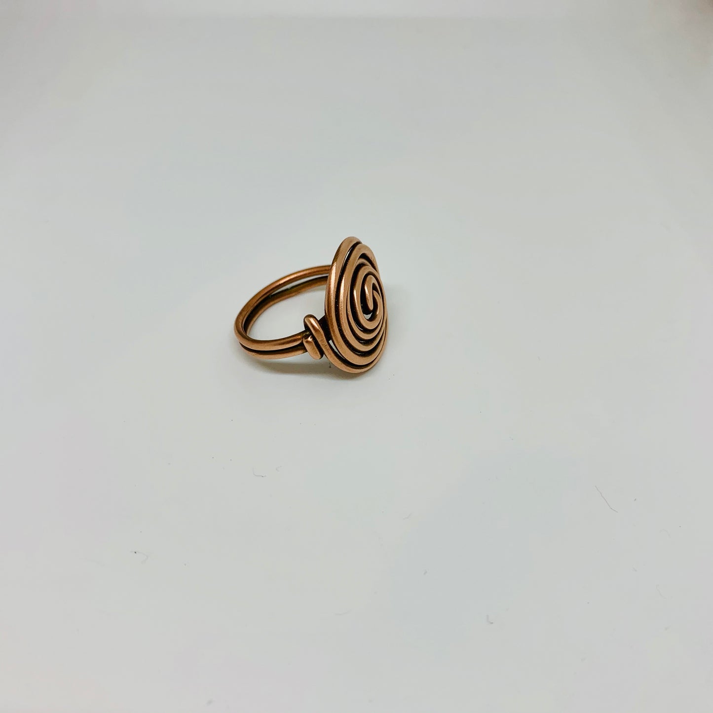 Copper circle ring
